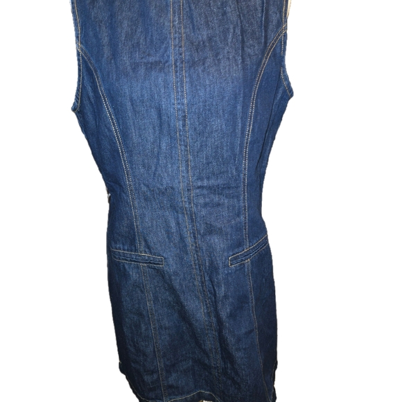Classic Blue Denim Women's Jean Dress - Picture 1 of 2
